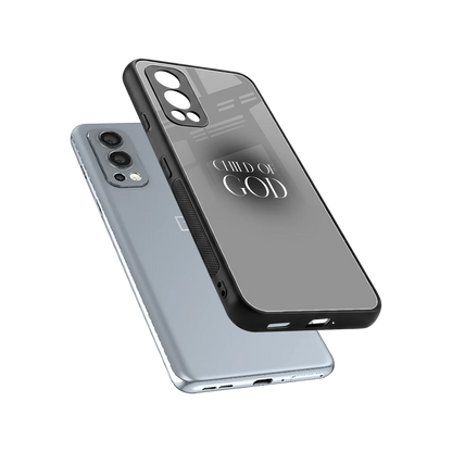 Child Of God sleek oneplus nord 2 cover with tempered glass back and TPU edges