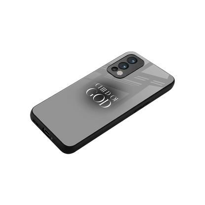 Child Of God stylish phone case for oneplus nord 2 | glossy glass and slim fit