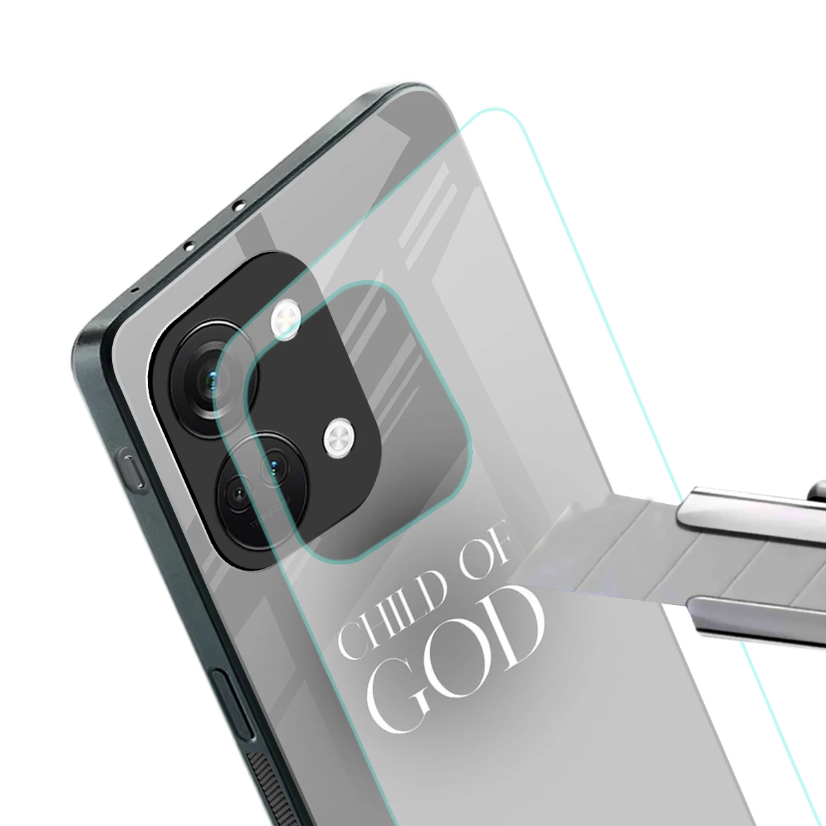 Child Of God stylish phone case for oneplus nord 3 | glossy glass and slim fit