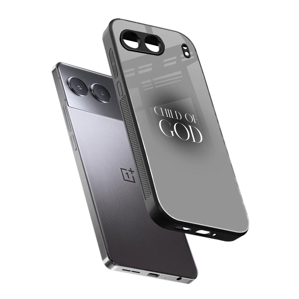 Child Of God sleek oneplus nord 4 cover with tempered glass back and TPU edges