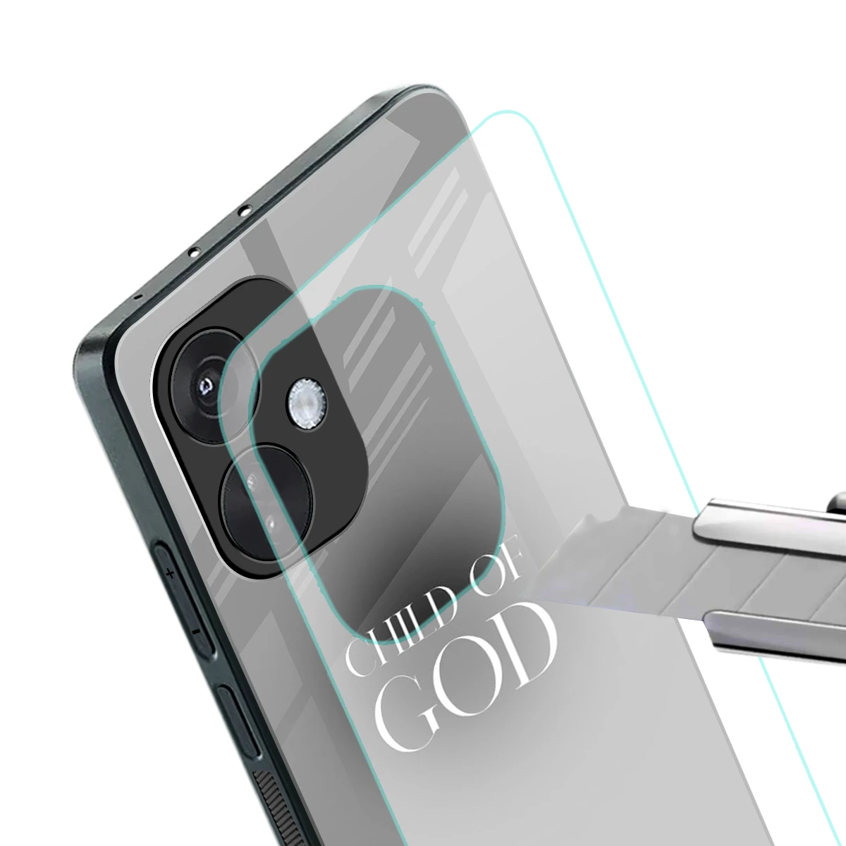 Child Of God stylish phone case for oneplus nord ce 3 | glossy glass and slim fit