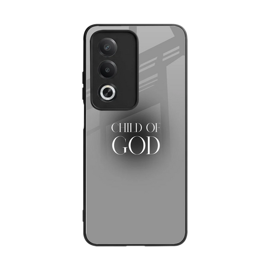Child Of God back phone cover | glass case for oppo a3 pro