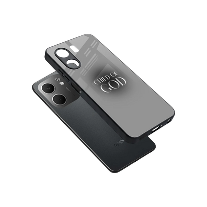 Child Of God sleek oppo a5x 5g cover with tempered glass back and TPU edges