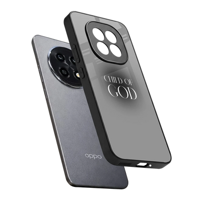 Child Of God sleek oppo f29 pro 5g cover with tempered glass back and TPU edges