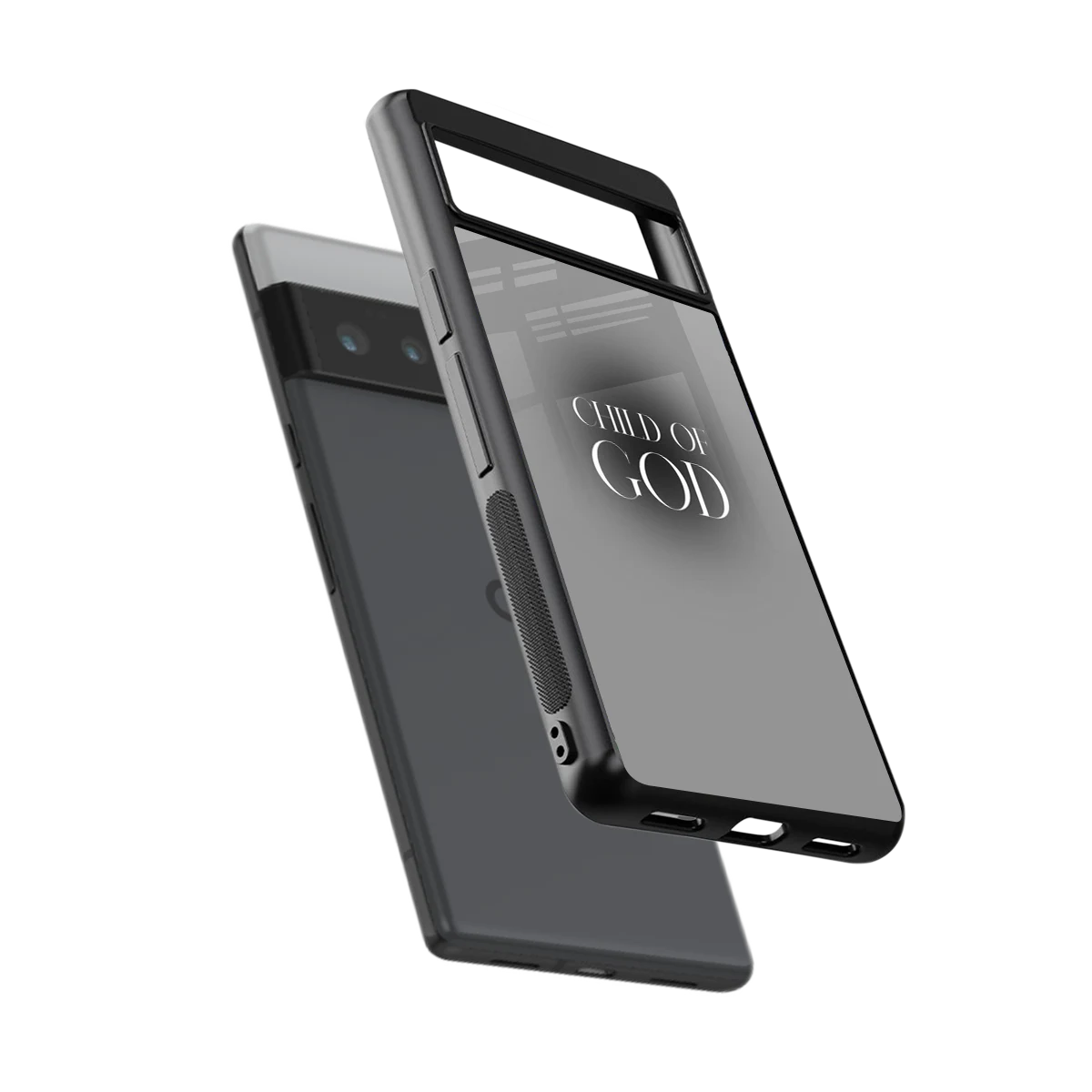 Child Of God sleek google pixel 6 pro cover with tempered glass back and TPU edges