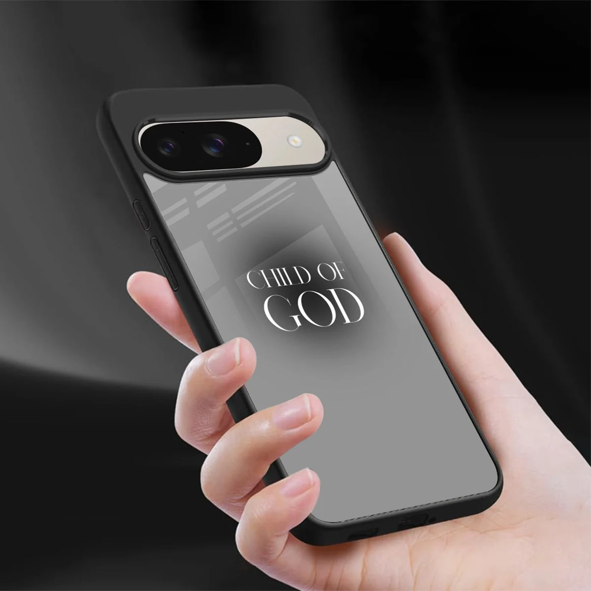 Child Of God sleek google pixel 9 cover with tempered glass back and TPU edges