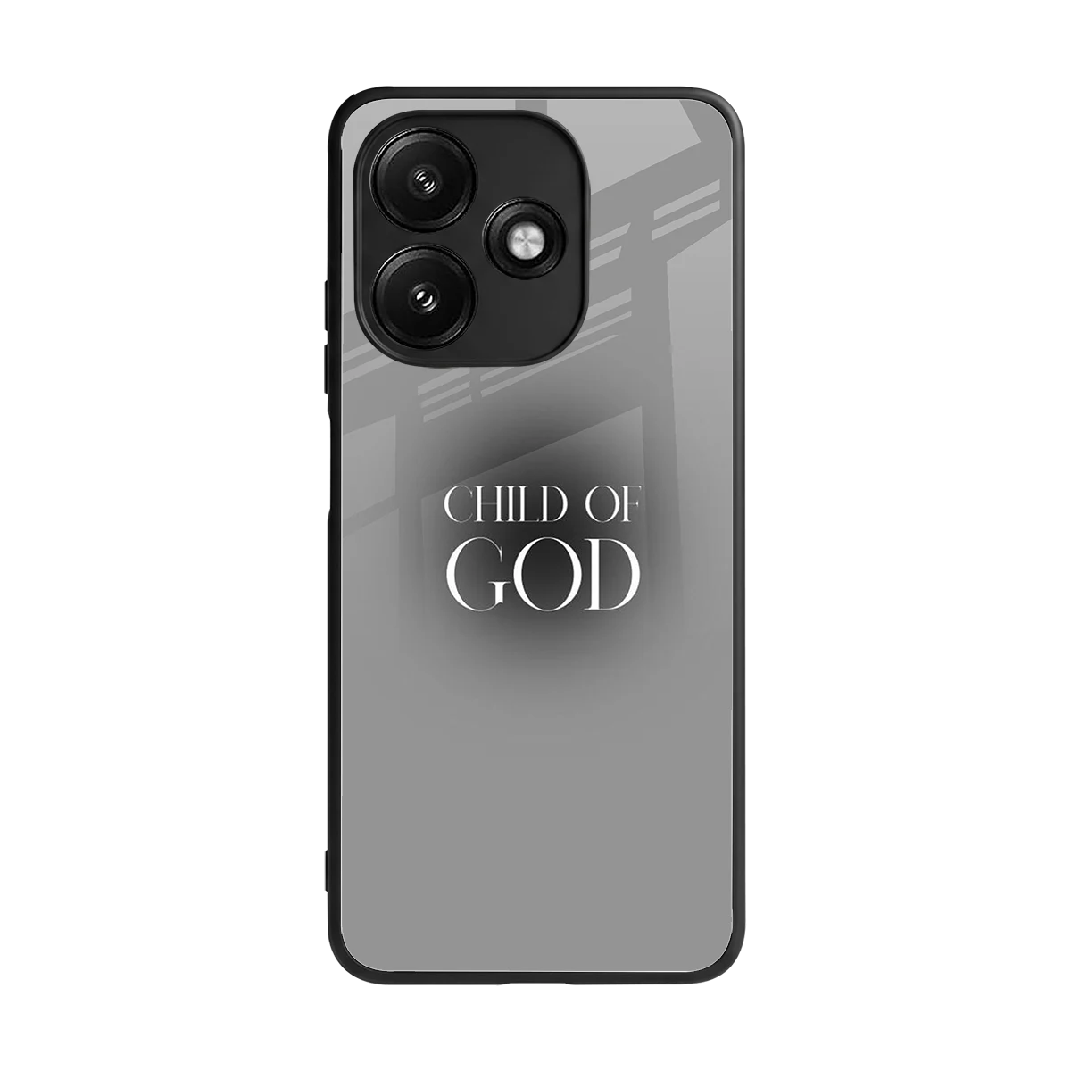 Child Of God back phone cover | glass case for redmi 12 5g