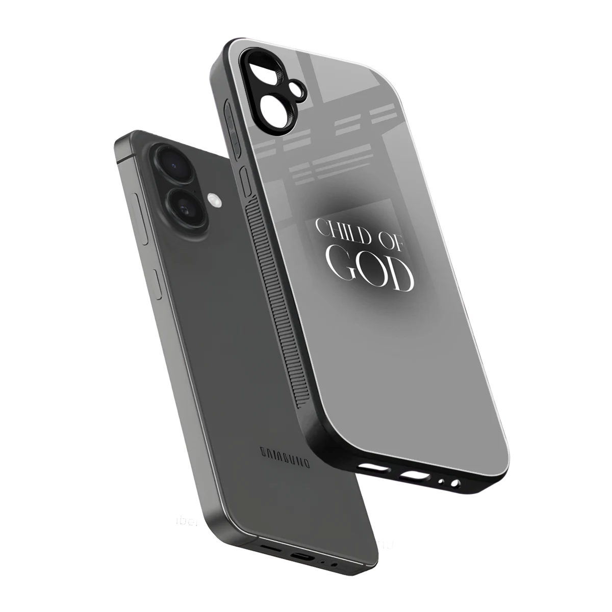 Child Of God sleek samsung galaxy a06 5g cover with tempered glass back and TPU edges