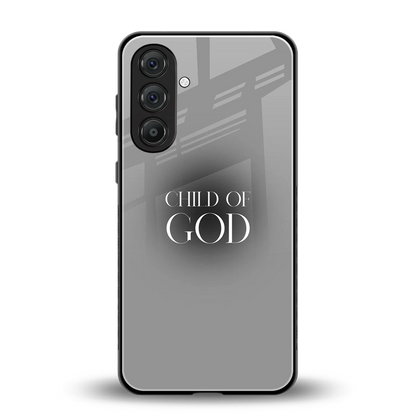 Child Of God back phone cover | glass case for samsung galaxy m35 5g