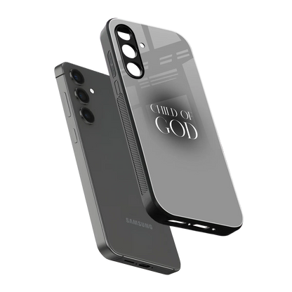 Child Of God sleek samsung galaxy m35 5g cover with tempered glass back and TPU edges