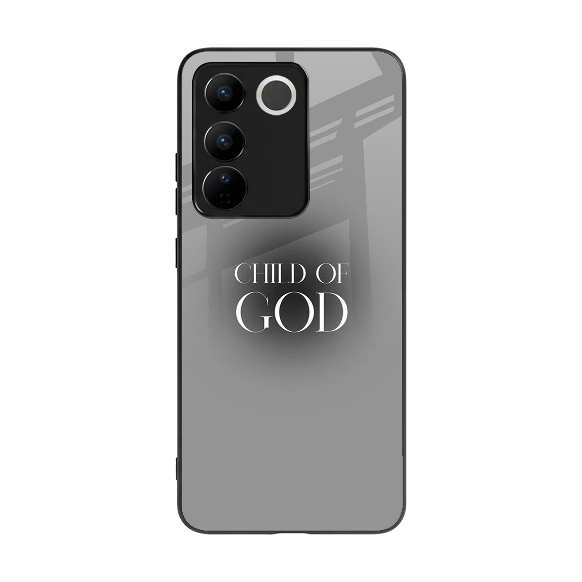 Child Of God back phone cover | glass case for vivo v27 5g