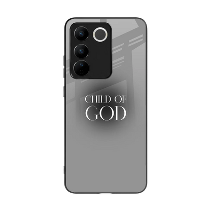 Child Of God back phone cover | glass case for vivo v27 5g