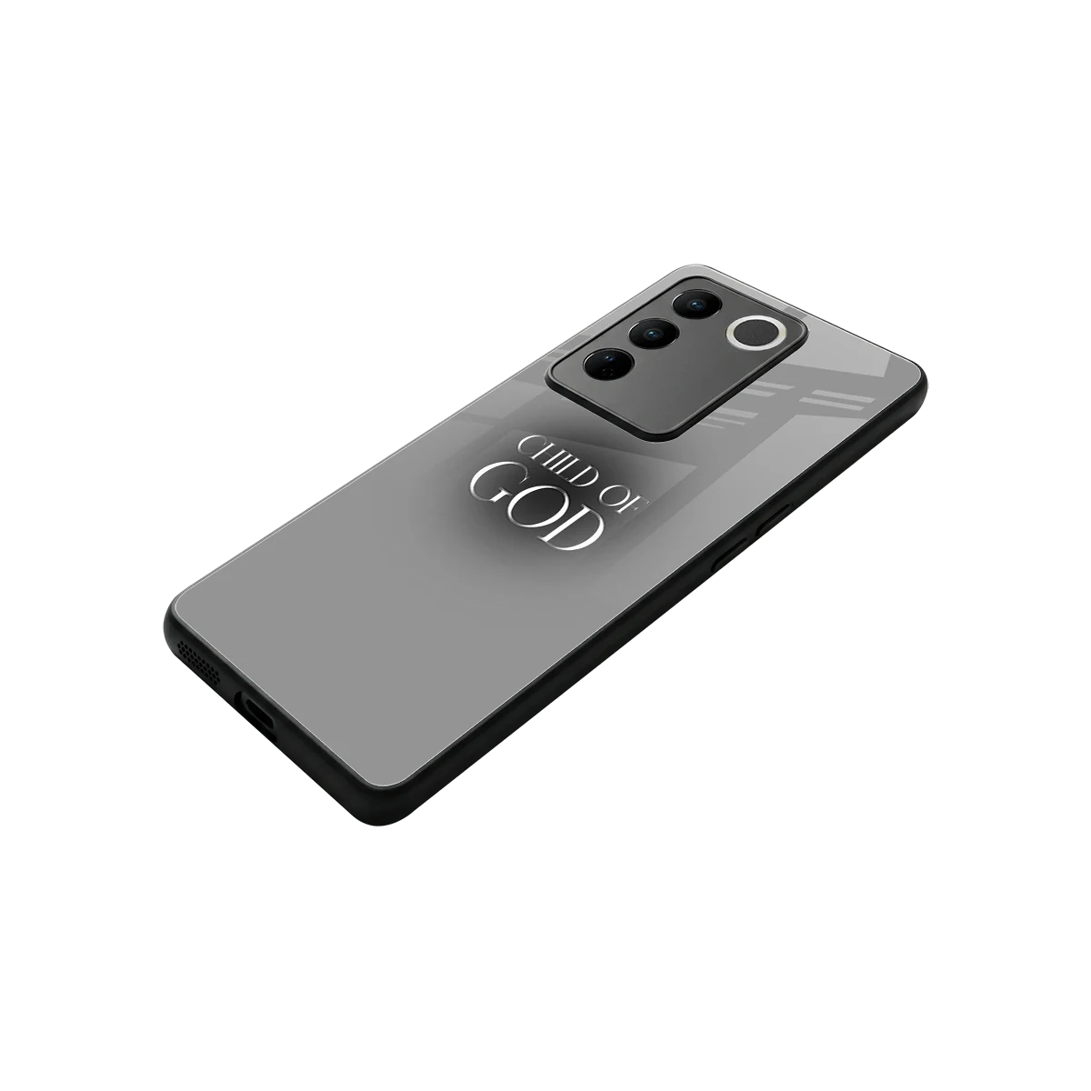 Child Of God stylish phone case for vivo v27 5g | glossy glass and slim fit