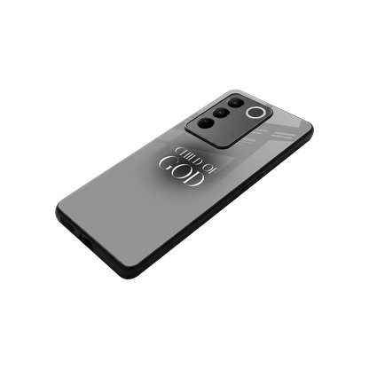 Child Of God stylish phone case for vivo v27 5g | glossy glass and slim fit