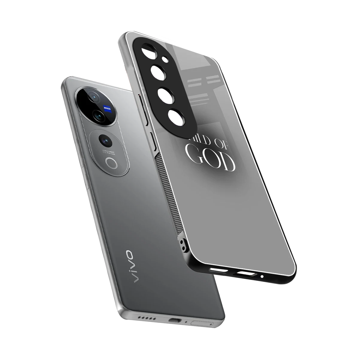 Child Of God sleek vivo v40 pro cover with tempered glass back and TPU edges
