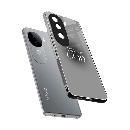 Child Of God sleek vivo v40e cover with tempered glass back and TPU edges
