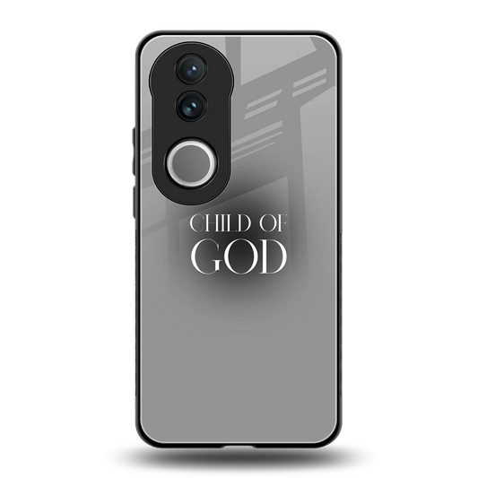 Child Of God back phone cover | glass case for vivo v50
