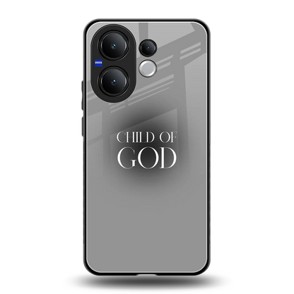 Child Of God back phone cover | glass case for vivo v60