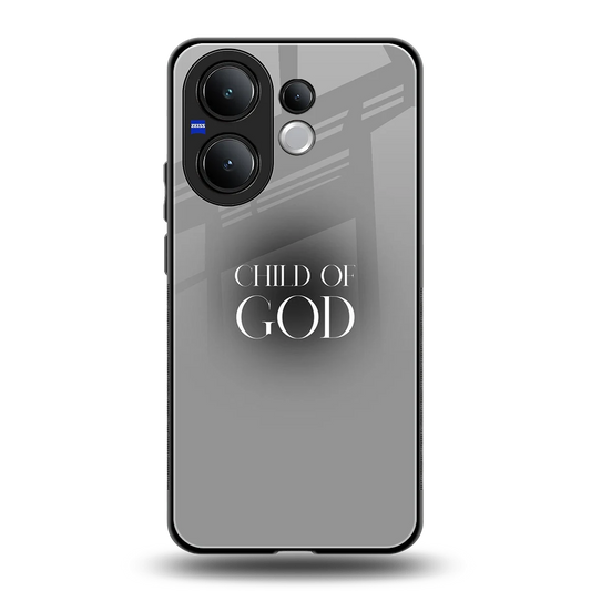 Child Of God back phone cover | glass case for vivo v60