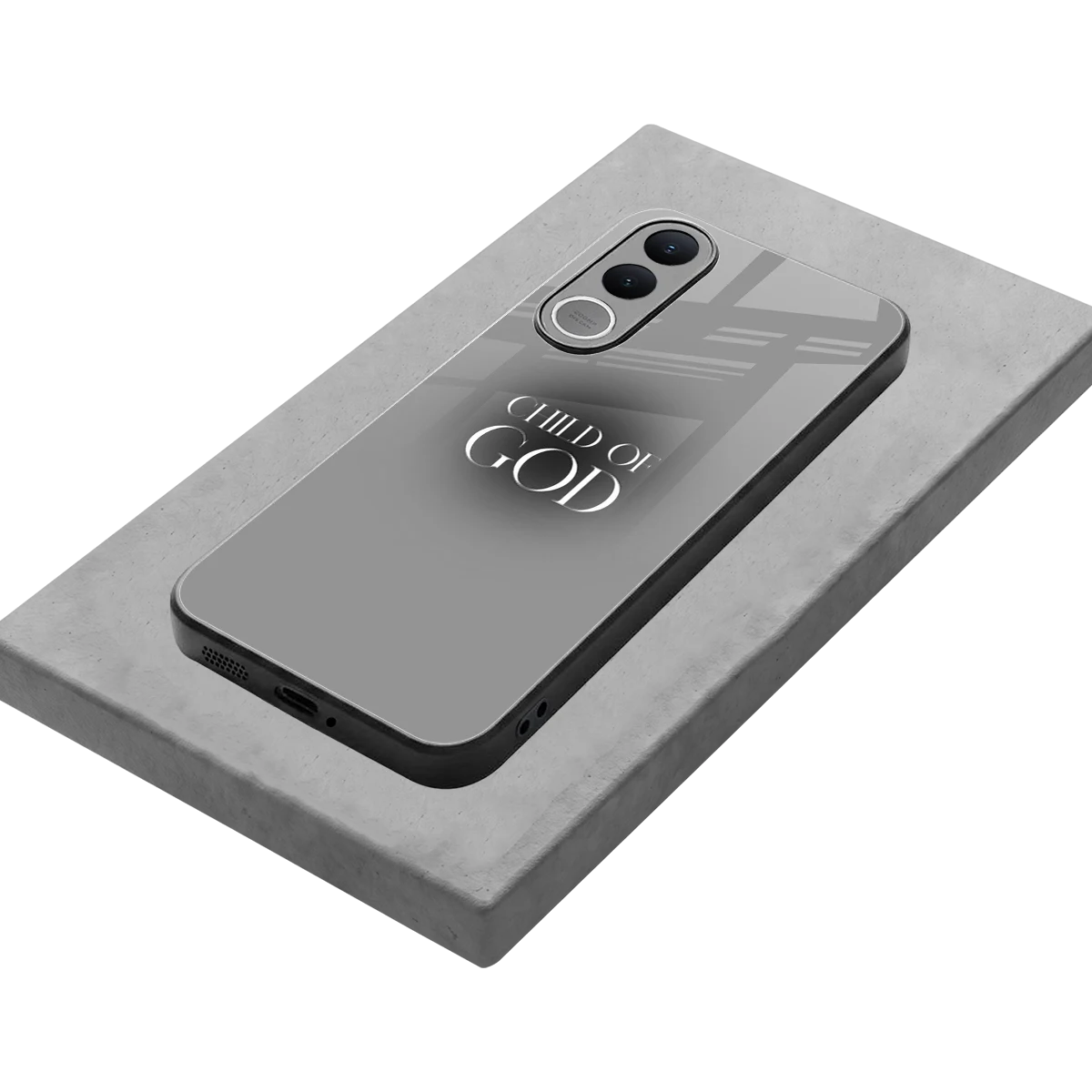 Child Of God stylish phone case for vivo v70 fe | glossy glass and slim fit