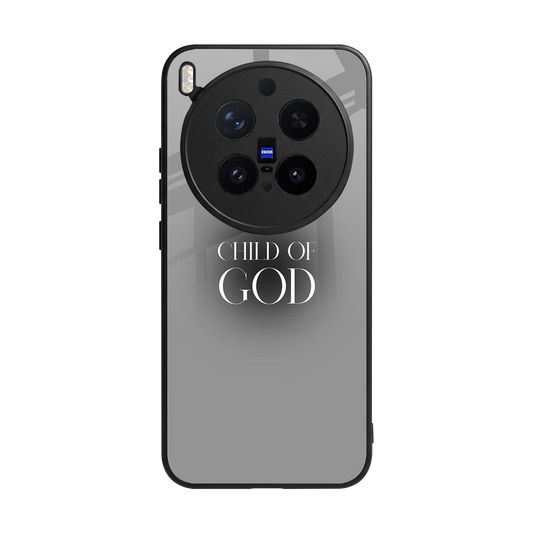 Child Of God back phone cover | glass case for vivo x300 pro