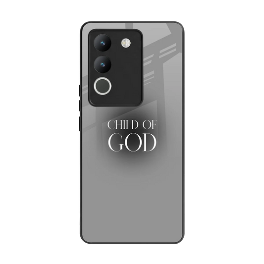 Child Of God back phone cover | glass case for vivo y200 5g
