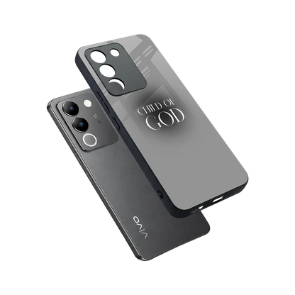Child Of God sleek vivo y200 5g cover with tempered glass back and TPU edges