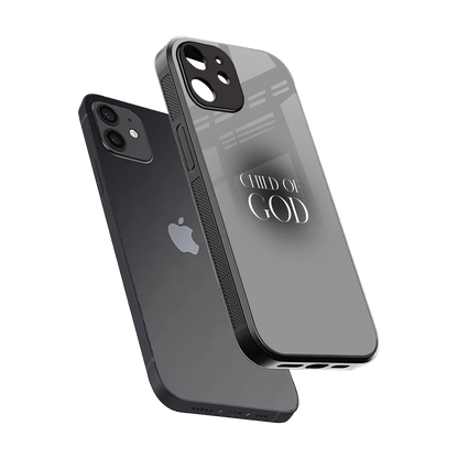 Child Of God sleek iphone 12 cover with tempered glass back and TPU edges
