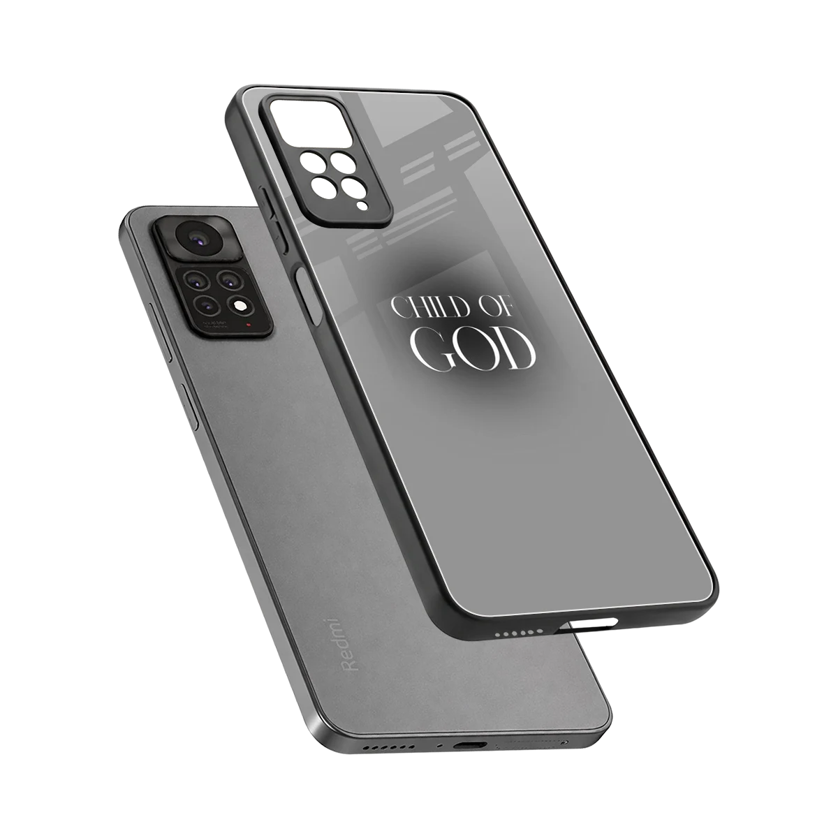Child Of God sleek redmi note 11 pro cover with tempered glass back and TPU edges