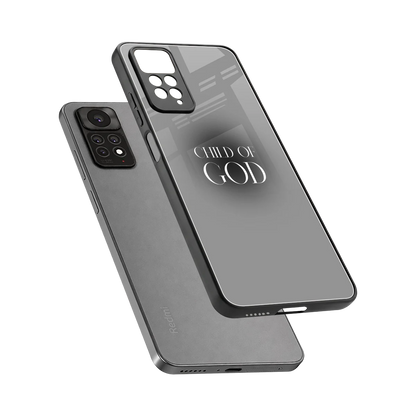 Child Of God sleek redmi note 11 pro cover with tempered glass back and TPU edges