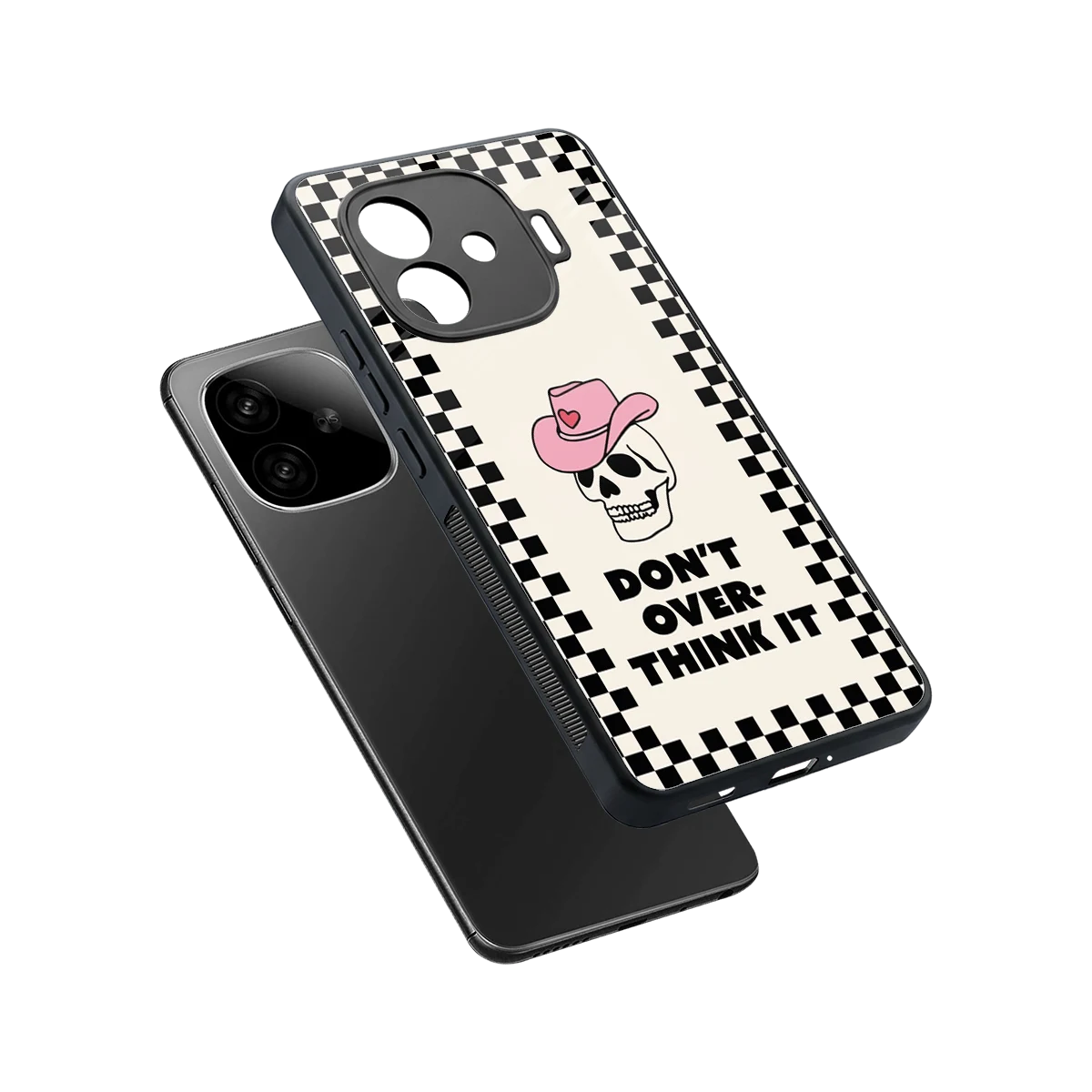 Chill Mode sleek iqoo neo 10r 5g cover with tempered glass back and TPU edges