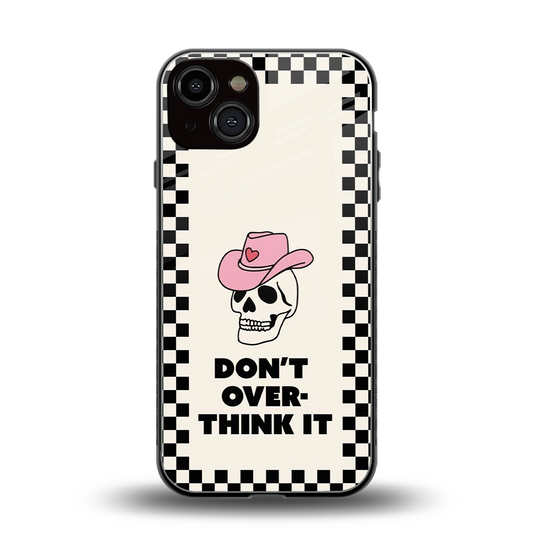 Chill Mode back phone cover | glass case for iphone 13