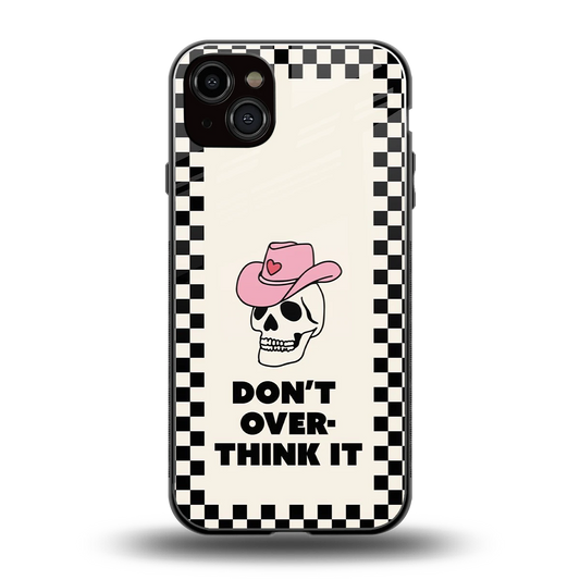 Chill Mode back phone cover | glass case for iphone 14 plus