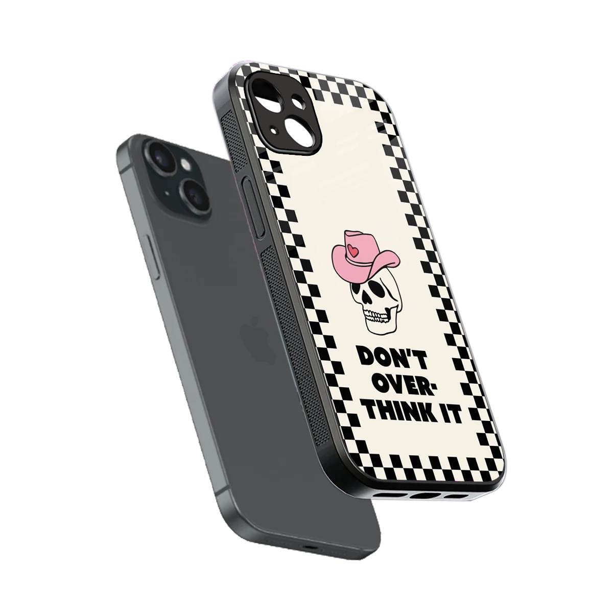 Chill Mode sleek iphone 14 plus cover with tempered glass back and TPU edges