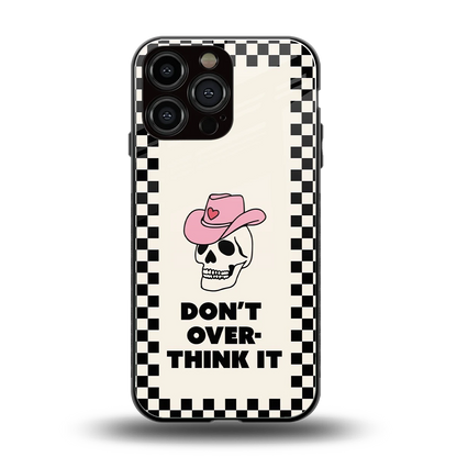 Chill Mode back phone cover | glass case for iphone 15 pro max