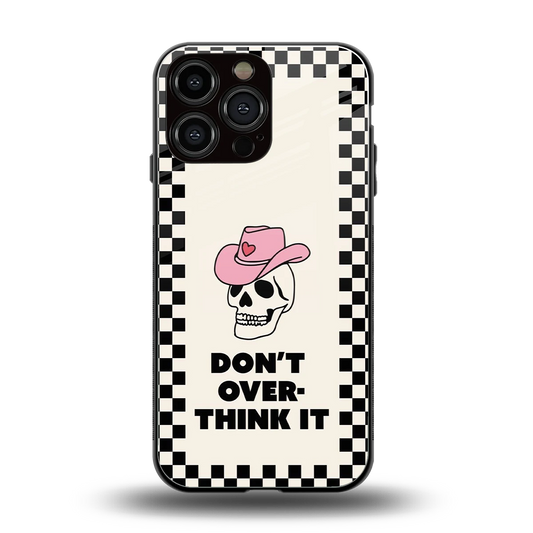 Chill Mode back phone cover | glass case for iphone 15 pro max