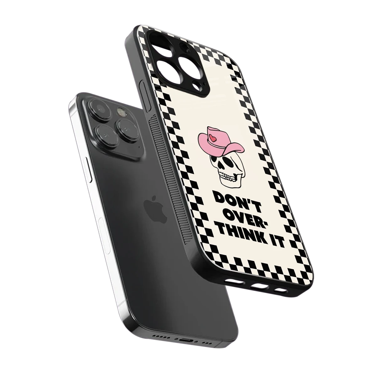 Chill Mode sleek iphone 15 pro max cover with tempered glass back and TPU edges