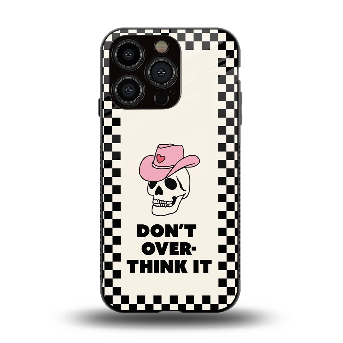 Chill Mode back phone cover | glass case for iphone 15 pro