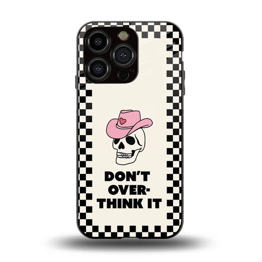 Chill Mode back phone cover | glass case for iphone 15 pro
