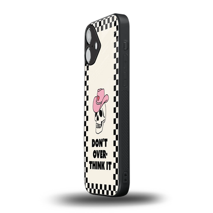 Chill Mode iphone 16 plus mobile cover | shockproof glass phone case