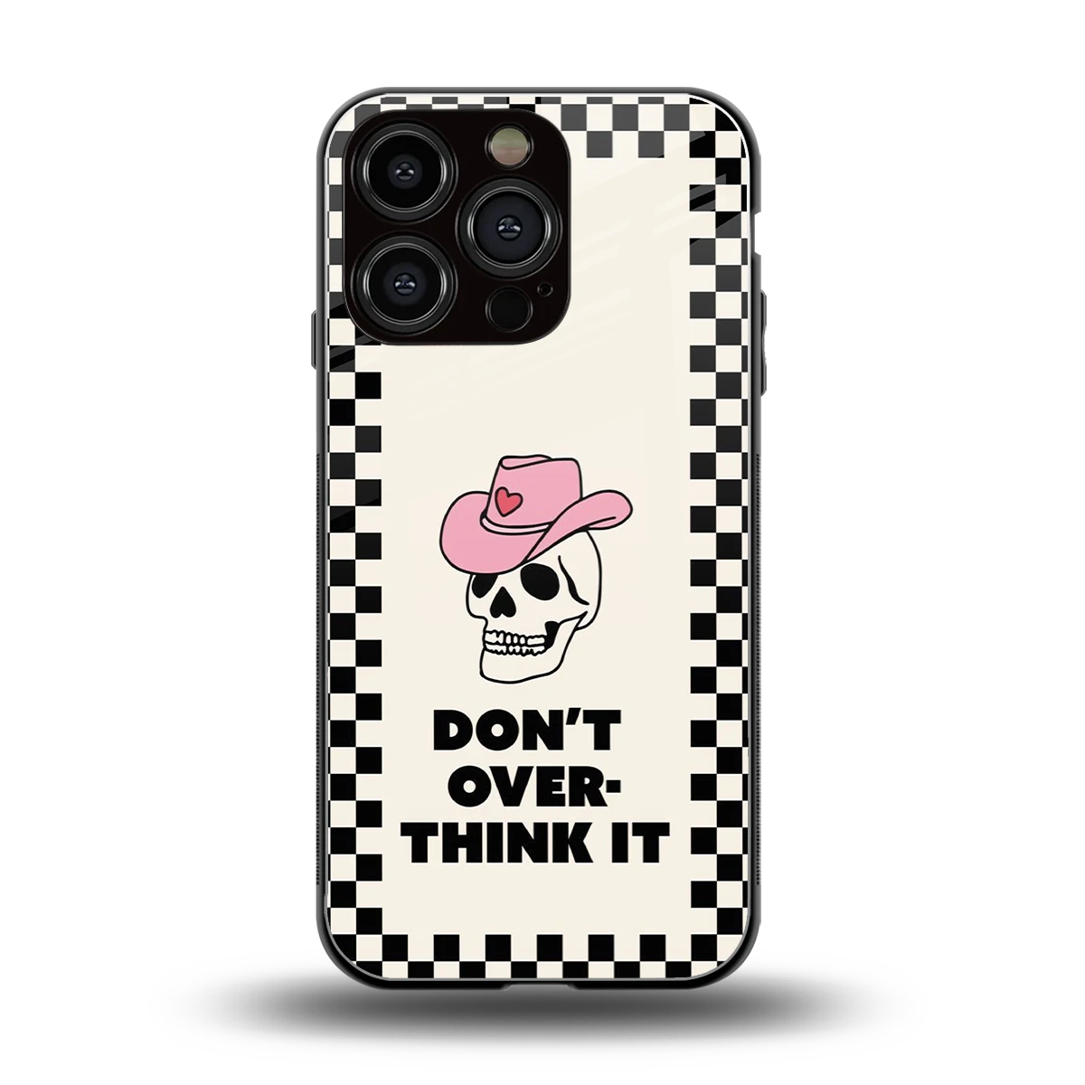 Chill Mode back phone cover | glass case for iphone 16 pro