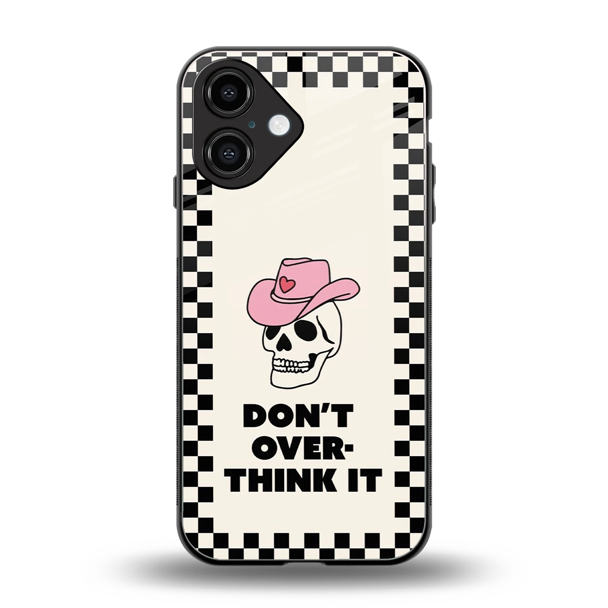 Chill Mode back phone cover | glass case for iphone 16