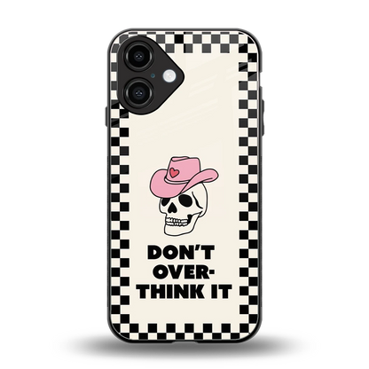 Chill Mode back phone cover | glass case for iphone 16