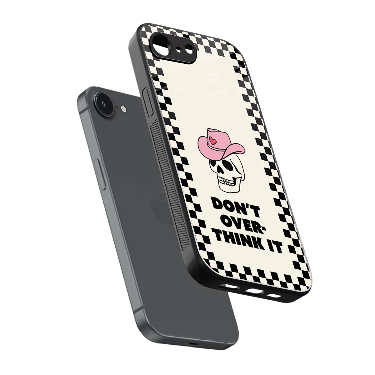 Chill Mode sleek iphone 16e cover with tempered glass back and TPU edges