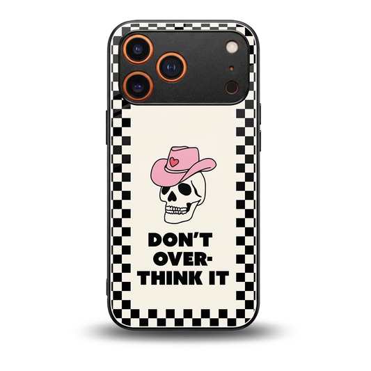 Chill Mode back phone cover | glass case for iphone 17 pro max