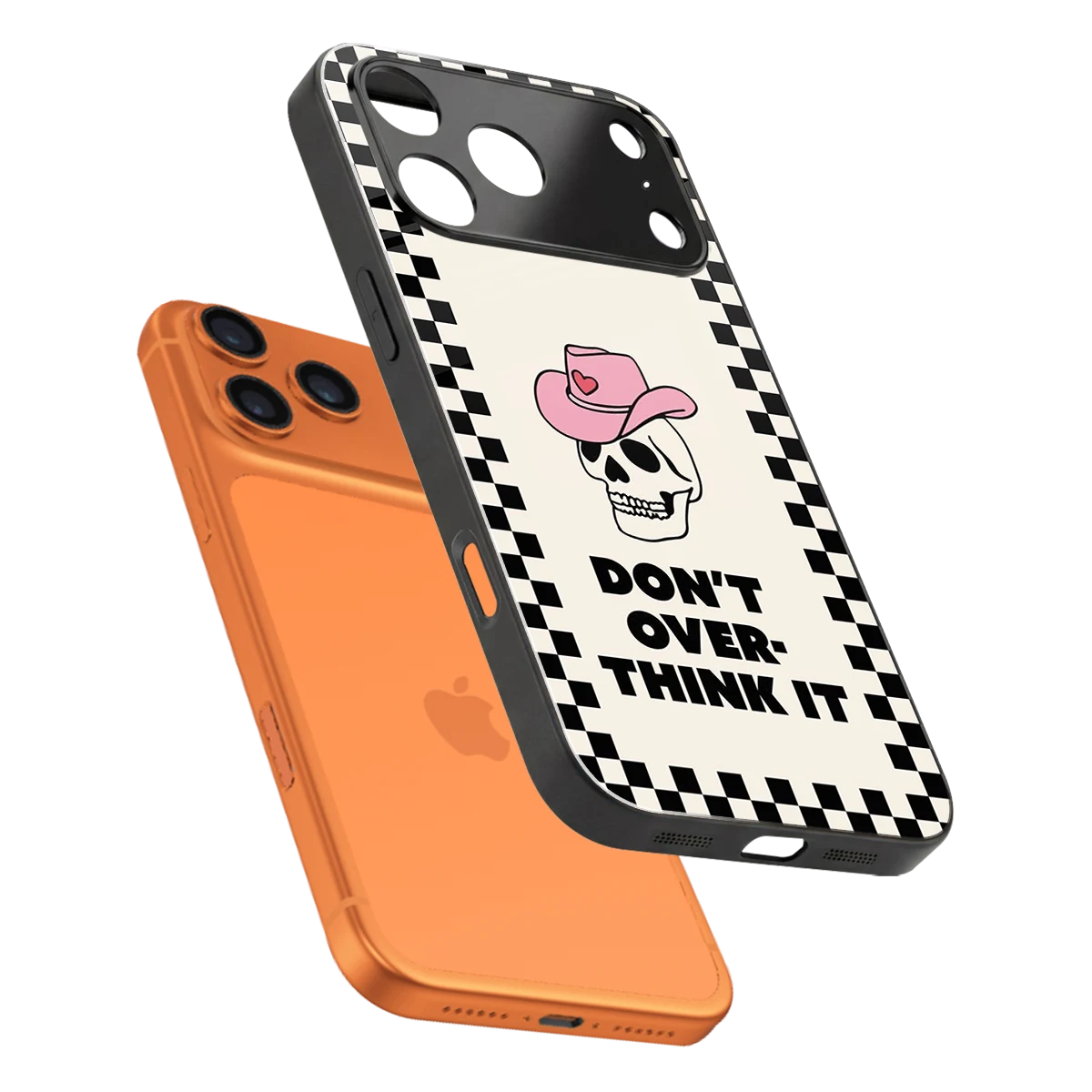 Chill Mode sleek iphone 17 pro cover with tempered glass back and TPU edges