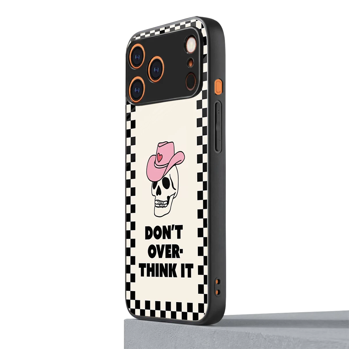 Chill Mode iphone 17 pro mobile cover | shockproof glass phone case