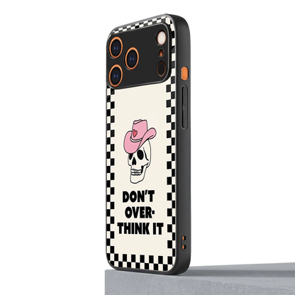 Chill Mode iphone 17 pro mobile cover | shockproof glass phone case