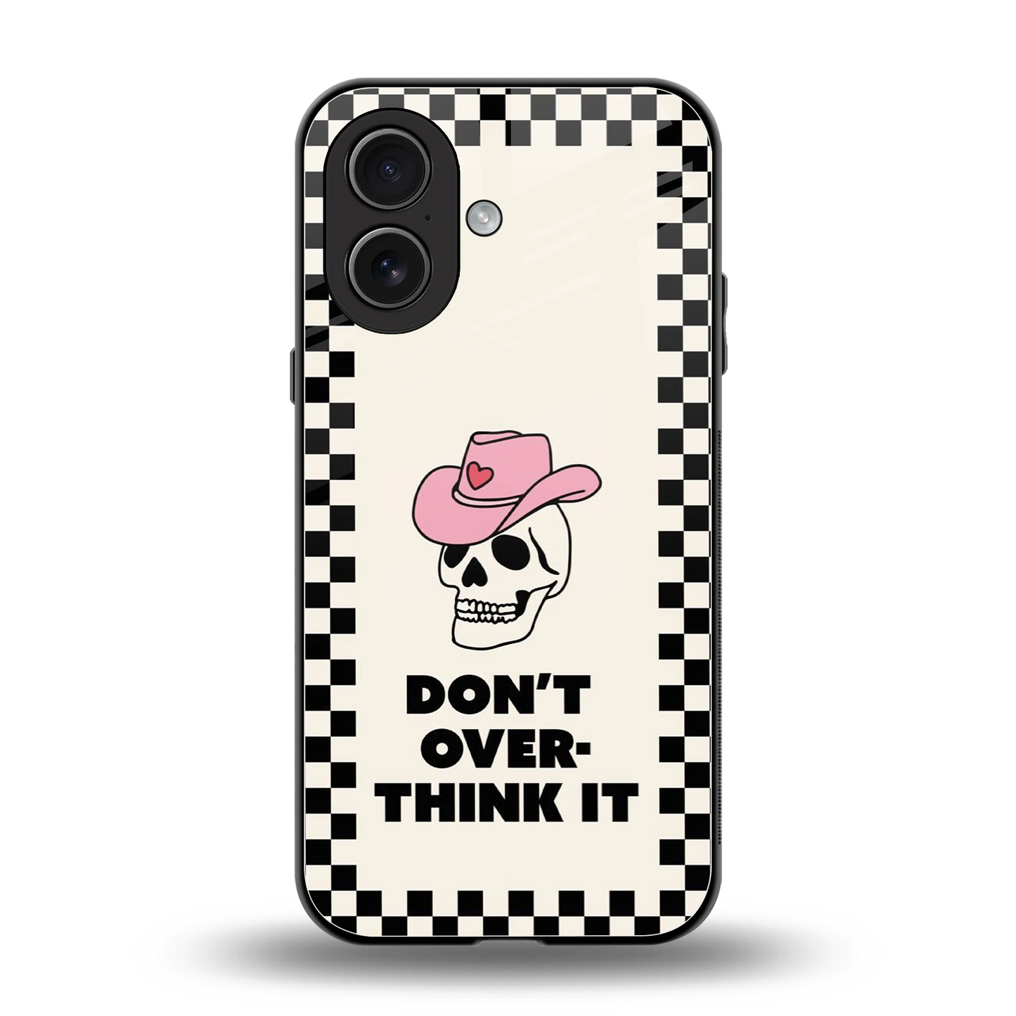 Chill Mode back phone cover | glass case for iphone 17