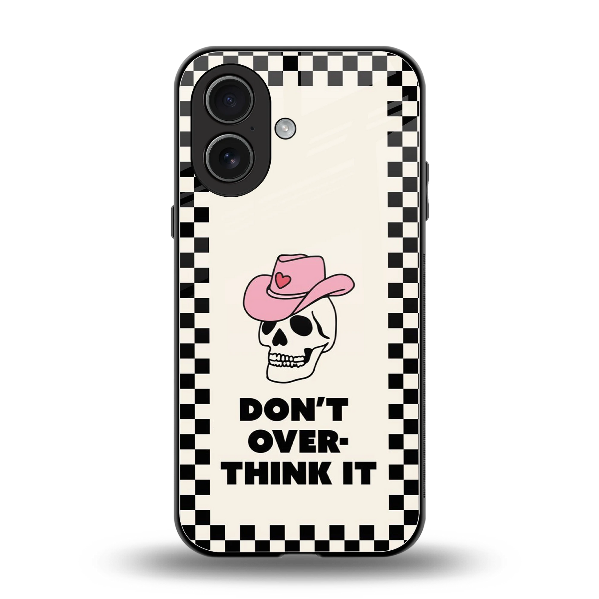 Chill Mode back phone cover | glass case for iphone 17